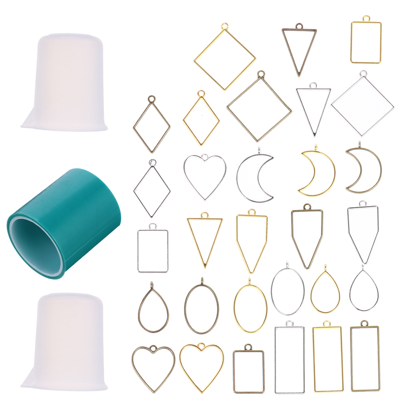 Resin Art And Craft - ชุดอุปกรณ์งานฝีมือ DIY พวงกุญแจ อะคริลิก ทำเครื่องประดับ DIY