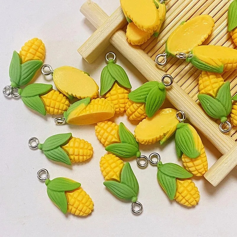 ชาร์มเรซิ่นรูปข้าวโพดและผักขนา - Resin Art And Craft บทวิจารณ์และราคา