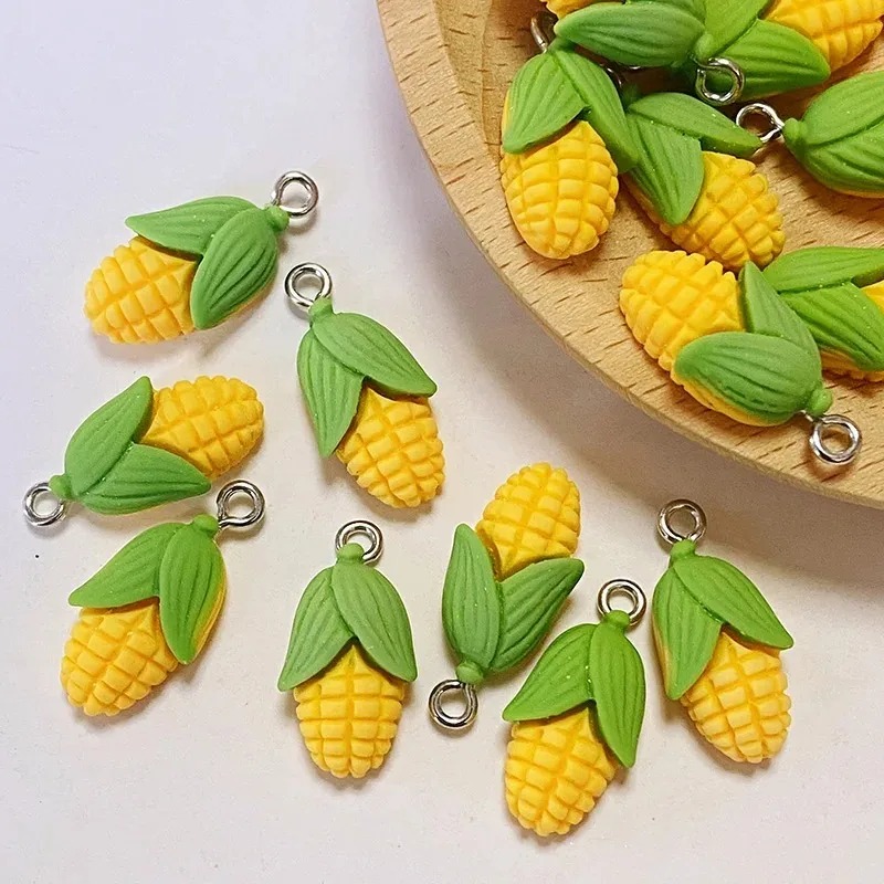 ชาร์มเรซิ่นรูปข้าวโพดและผักขนา - Resin Art And Craft บทวิจารณ์และราคา