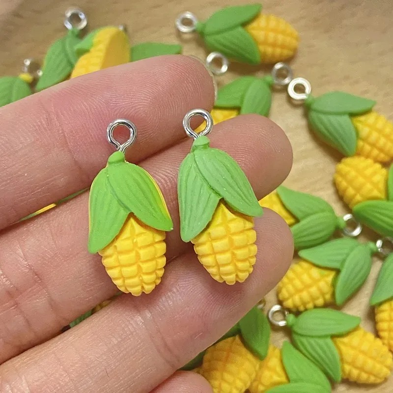 ชาร์มเรซิ่นรูปข้าวโพดและผักขนา - Resin Art And Craft บทวิจารณ์และราคา