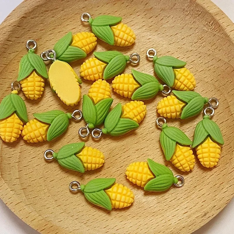 ชาร์มเรซิ่นรูปข้าวโพดและผักขนา - Resin Art And Craft บทวิจารณ์และราคา