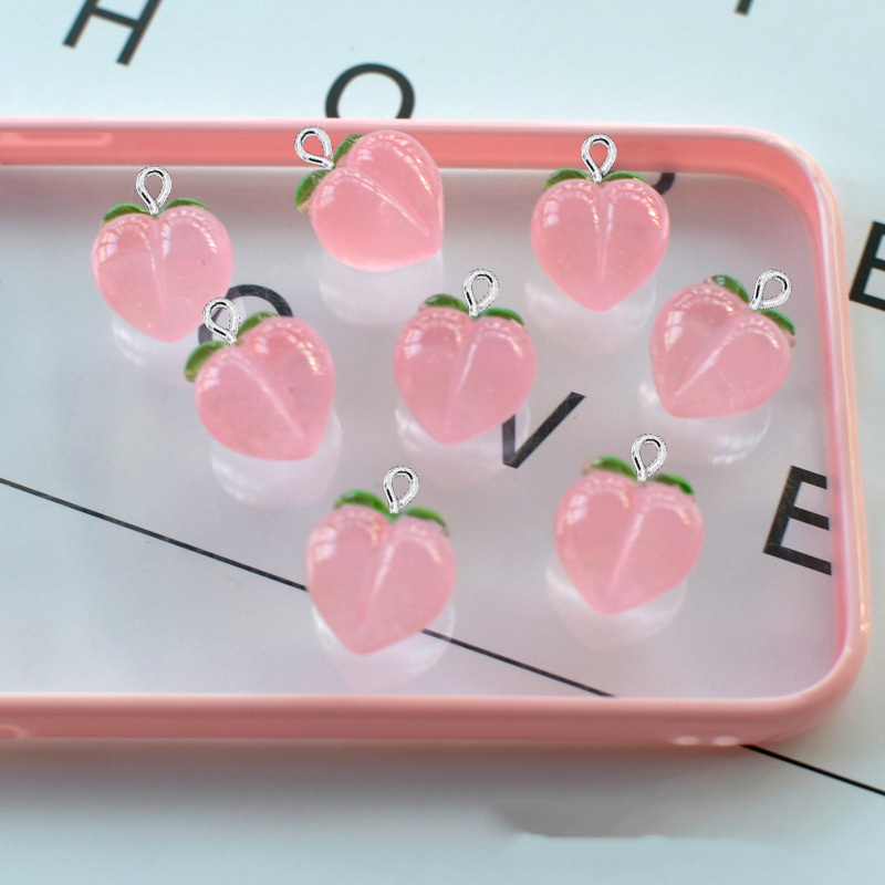 10 ชิ้น จี้เรซิ่นรูปพีชใสแบบแบ - Resin Art Love บทวิจารณ์และราคา