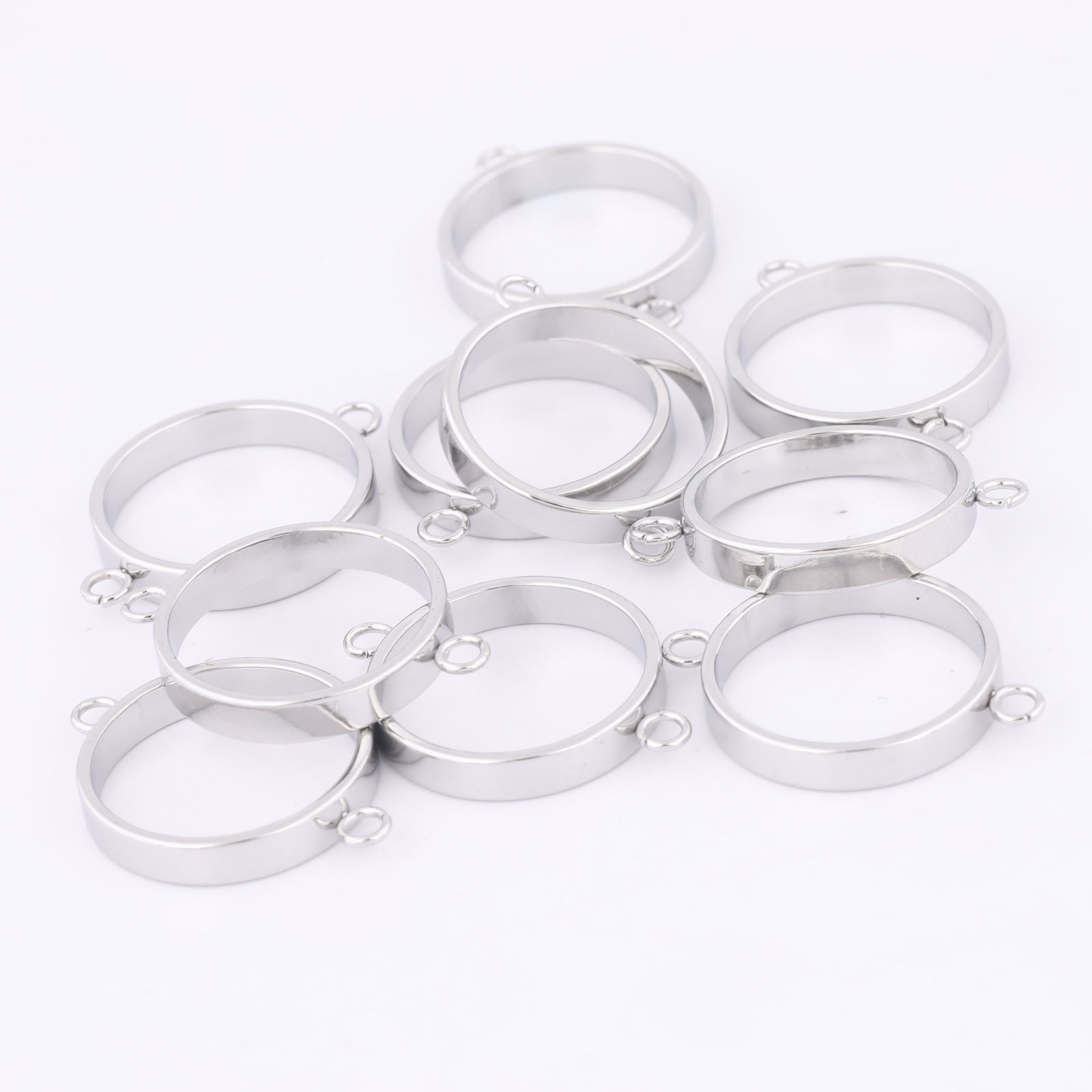 10pcs สแตนเลสสตีล 14 มม.เปิด B - Resin Art Love บทวิจารณ์และราคา