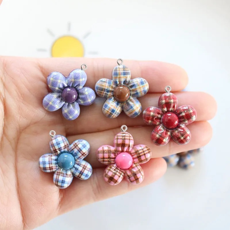 จี้เรซิ่นรูปดอกไม้หวานๆ 10 ชิ้ - Resin Art And Craft บทวิจารณ์และราคา