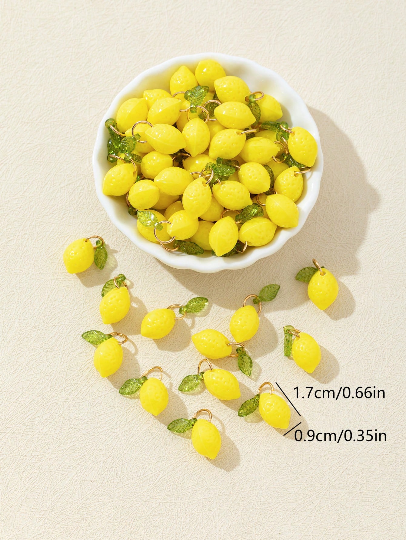 จี้เรซิ่นรูปเลมอน 3 มิติ 10 ชิ - Resin Art And Craft บทวิจารณ์และราคา