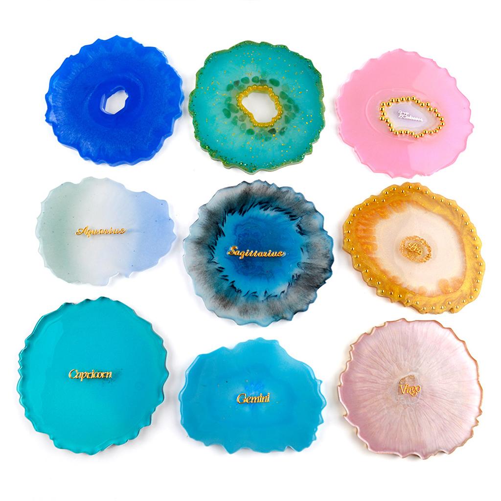 แม่พิมพ์เรซิ่นสำหรับทำที่รองแก - Resin Art Coasters บทวิจารณ์และราคา