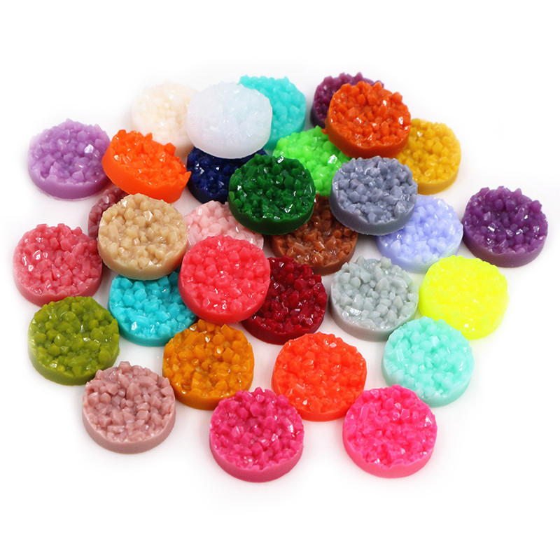 40pcs เรซิ่น Druzy Cabochons โ - Resin Art Love บทวิจารณ์และราคา