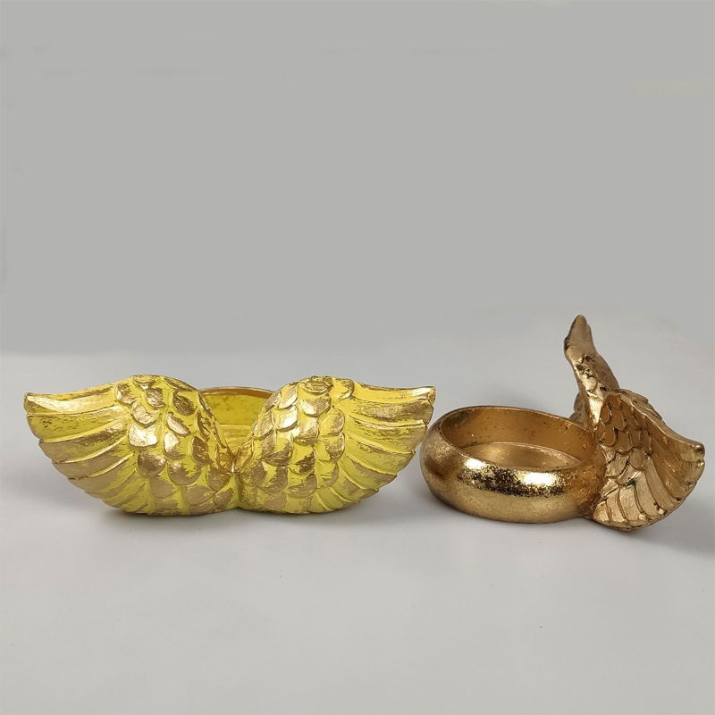 Angel Wings เทียนเรซิ่นรูปปั้น - Resin Art Wedding Gift บทวิจารณ์และราคา