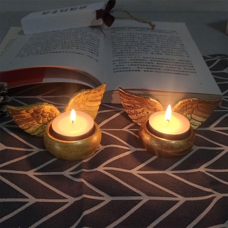 Angel Wings เทียนเรซิ่นรูปปั้น - Resin Art Wedding Gift บทวิจารณ์และราคา