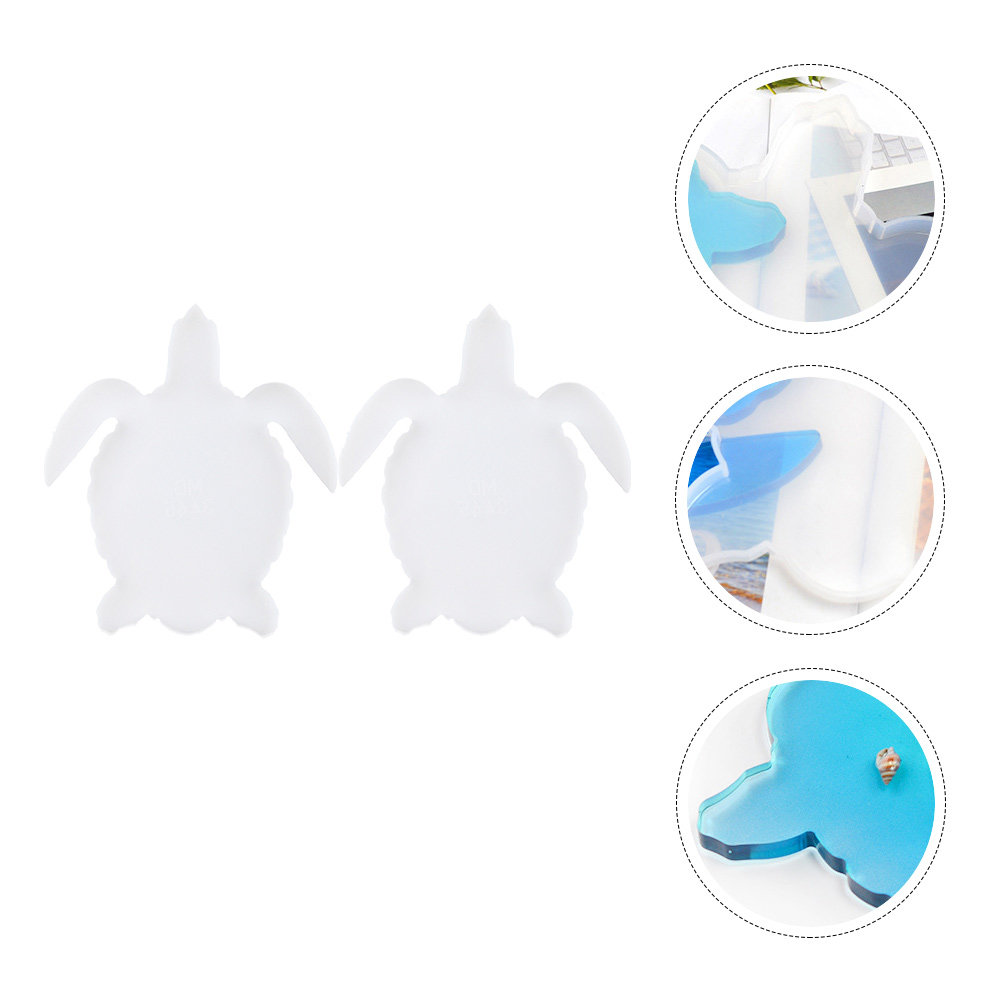 แม่พิมพ์ซิลิโคนรูปเต่า 2 ชิ้น  - Resin Art Coasters บทวิจารณ์และราคา