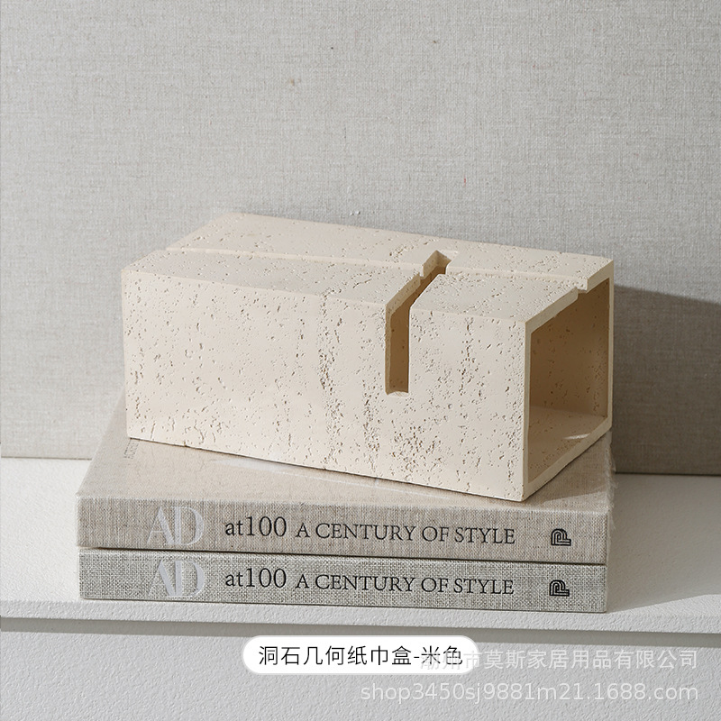 กล่องใส่กระดาษทิชชูหินลายเรขาค - Resin Art Aesthetic บทวิจารณ์และราคา
