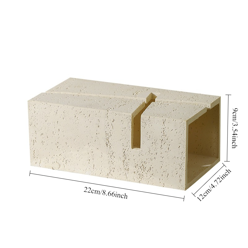 กล่องใส่กระดาษทิชชูหินลายเรขาค - Resin Art Aesthetic บทวิจารณ์และราคา