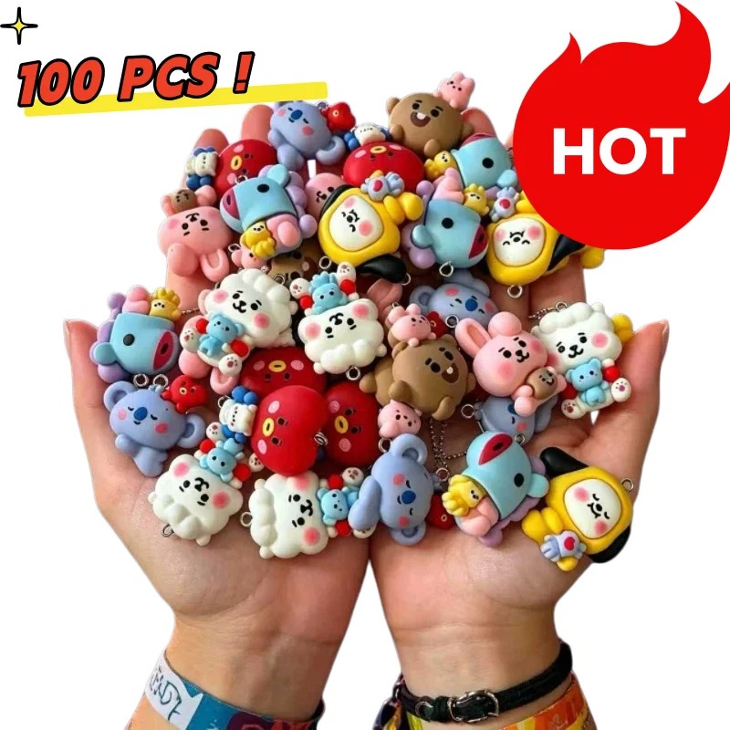 ชุด 7 ชิ้น BT21 ชาร์มการ์ตูนเร - Resin Art And Craft บทวิจารณ์และราคา