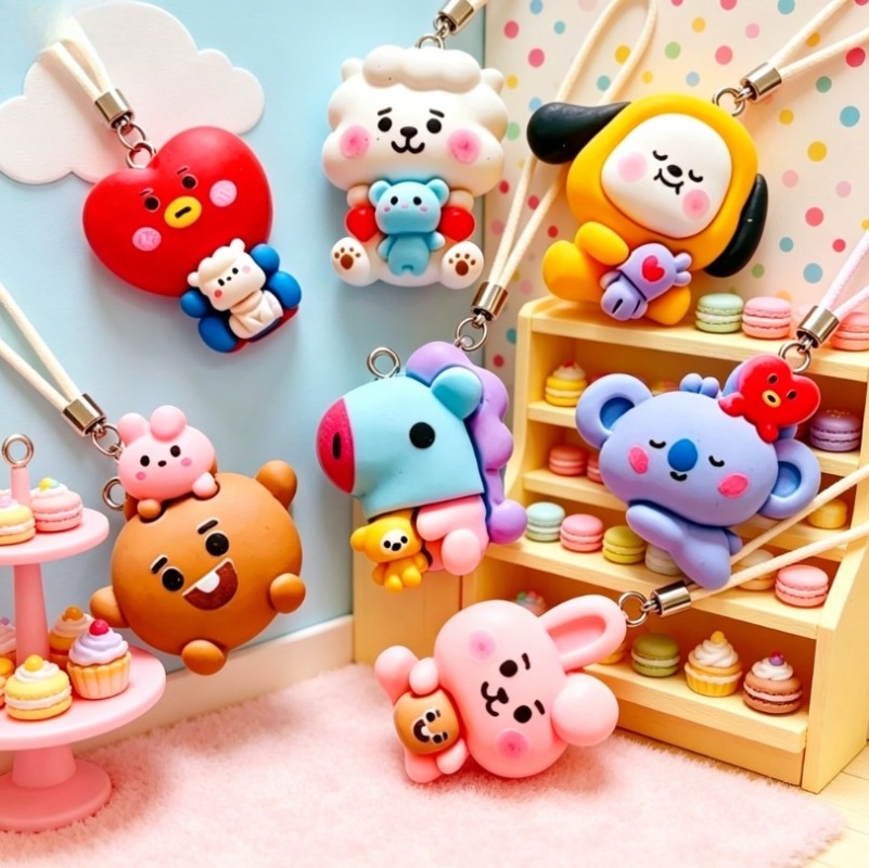 ชุด 7 ชิ้น BT21 ชาร์มการ์ตูนเร - Resin Art And Craft บทวิจารณ์และราคา