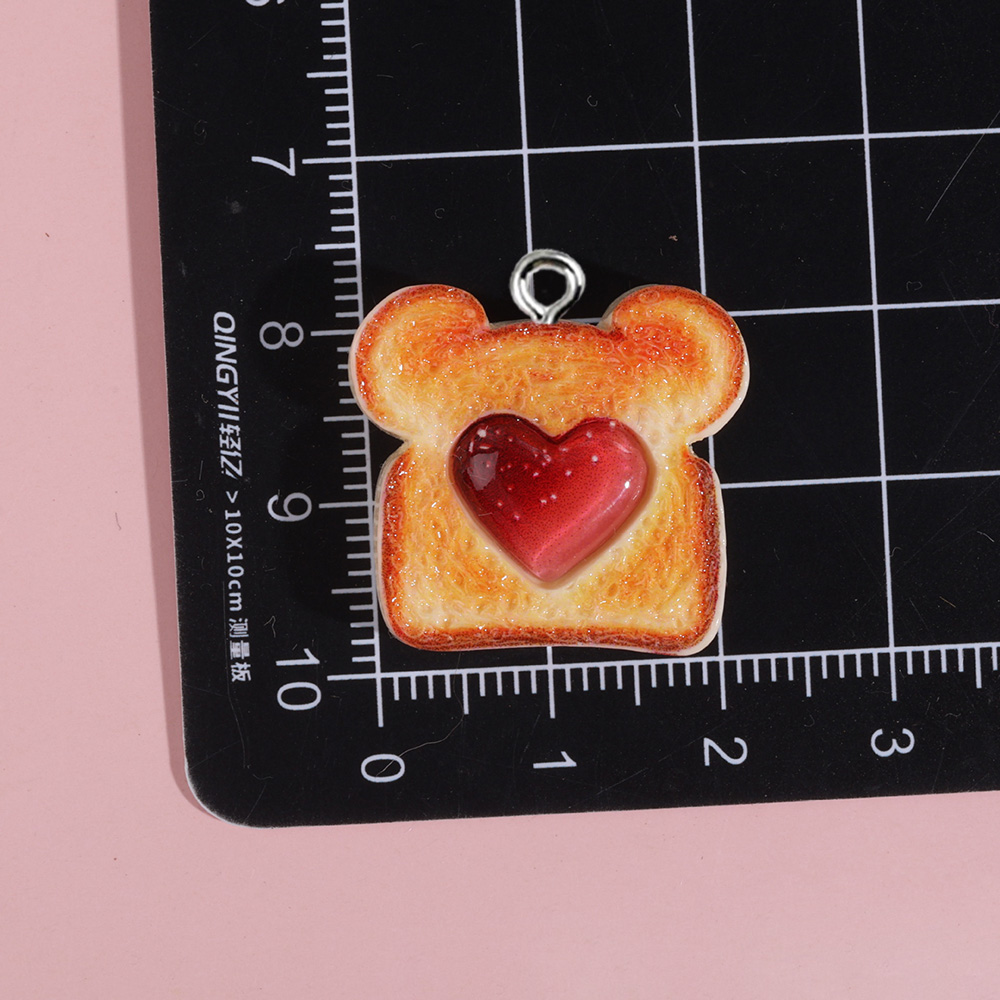 ชาร์มเรซิ่นรูปขนมปังปิ้งรูปหัว - Resin Art Love บทวิจารณ์และราคา