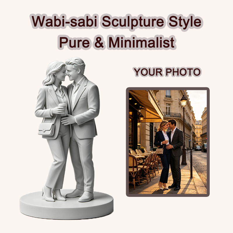 รูปปั้นคู่รักพิมพ์สามมิติตามภา - Resin Art Wedding Gift บทวิจารณ์และราคา