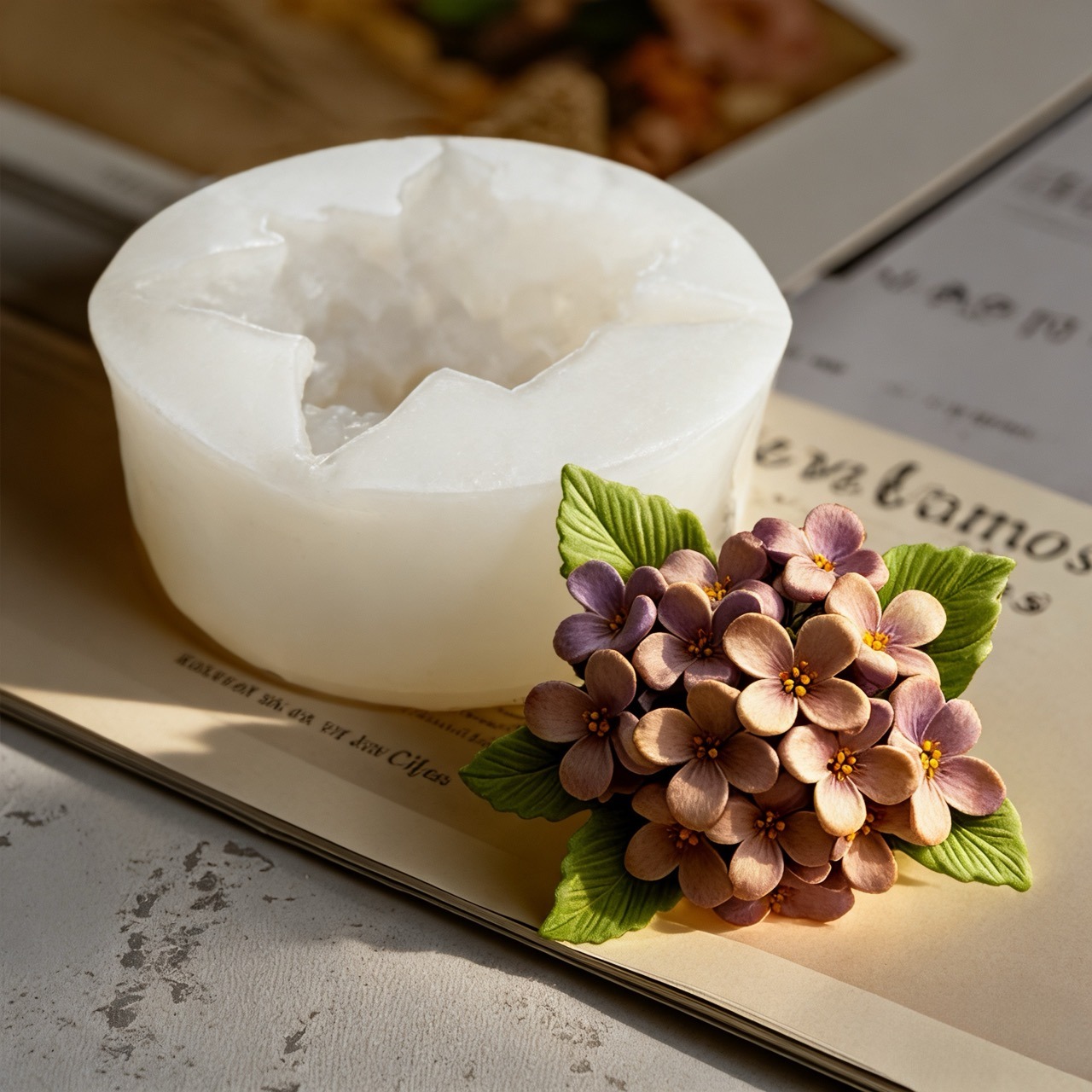 แม่พิมพ์ซิลิโคนรูปดอกไม้ 3 มิต - Resin Art Wedding Gift บทวิจารณ์และราคา