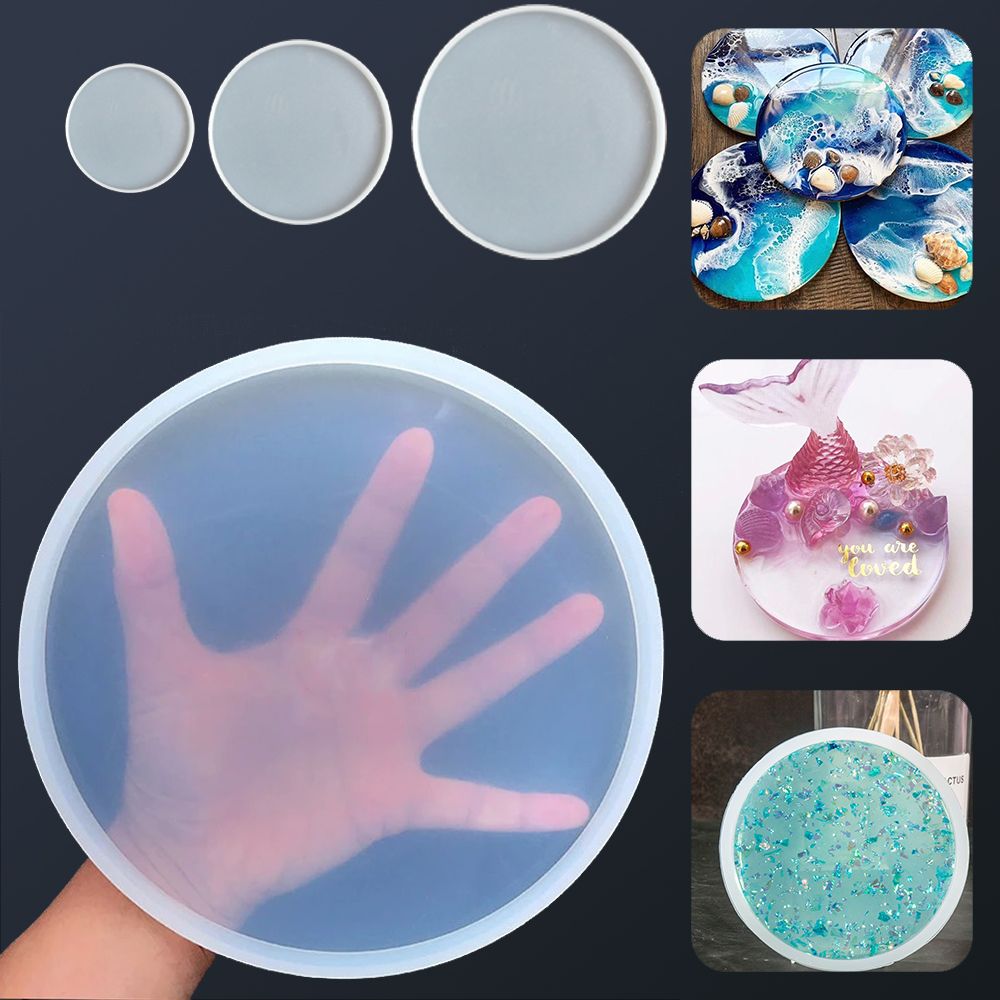 แม่พิมพ์หล่อเรซินถาดรองแก้วทรง - Resin Art Coasters บทวิจารณ์และราคา