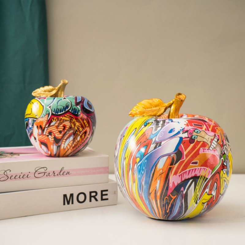 งานประติมากรรมแอปเปิ้ลกราฟฟิตี - Resin Art Aesthetic บทวิจารณ์และราคา