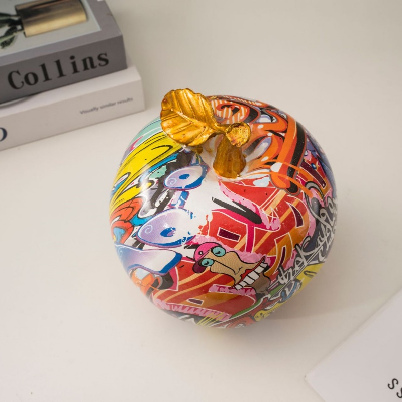 งานประติมากรรมแอปเปิ้ลกราฟฟิตี - Resin Art Aesthetic บทวิจารณ์และราคา