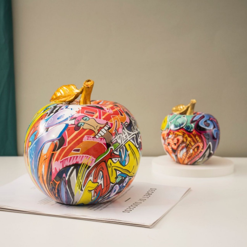 งานประติมากรรมแอปเปิ้ลกราฟฟิตี - Resin Art Aesthetic บทวิจารณ์และราคา