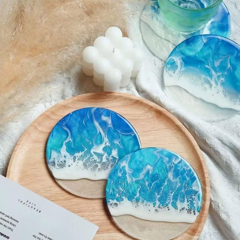 F92D แม่พิมพ์รองแก้วเรซิน, แม่ - Resin Art Coasters บทวิจารณ์และราคา