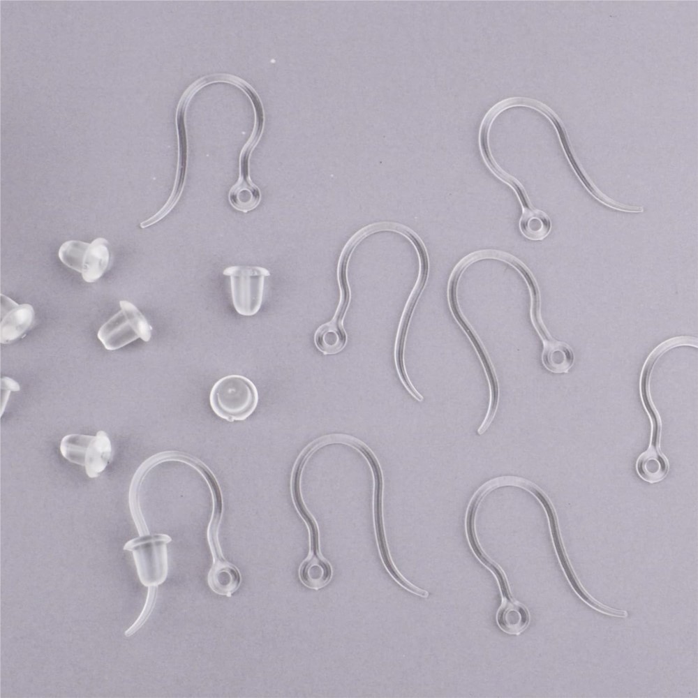 ตะขอเกี่ยวต่างหูพลาสติกใส 40 ช - Resin Art Love บทวิจารณ์และราคา