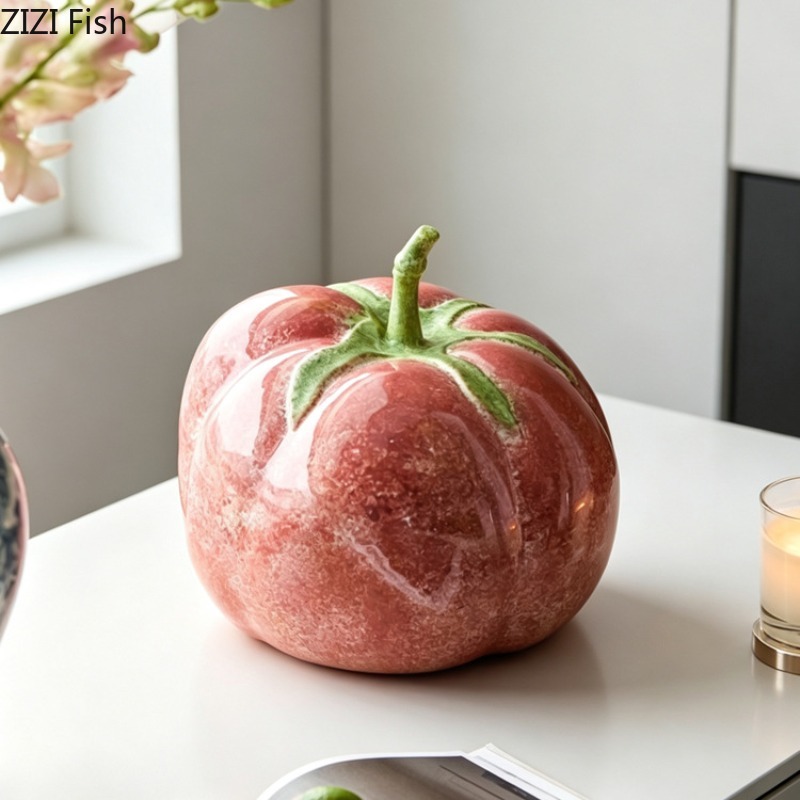งานประติมากรรมฟักทองสีชมพูสุดส - Resin Art Aesthetic บทวิจารณ์และราคา