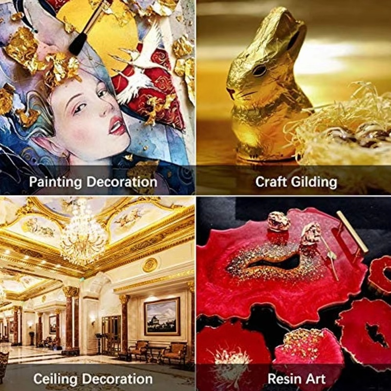 กระดาษฟอยล์ทองแดงสีทอง/เงิน/ทอ - Resin Art Wedding Gift บทวิจารณ์และราคา